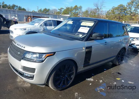 2016 Land Rover Range Rover 5.0L V8 Supercharged from USA, damaged, VIN SALGS2EF5GA297409
